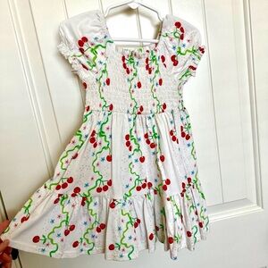 SweetHoney Cherry smocked dress